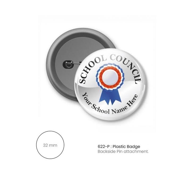 32mm Plastic badge